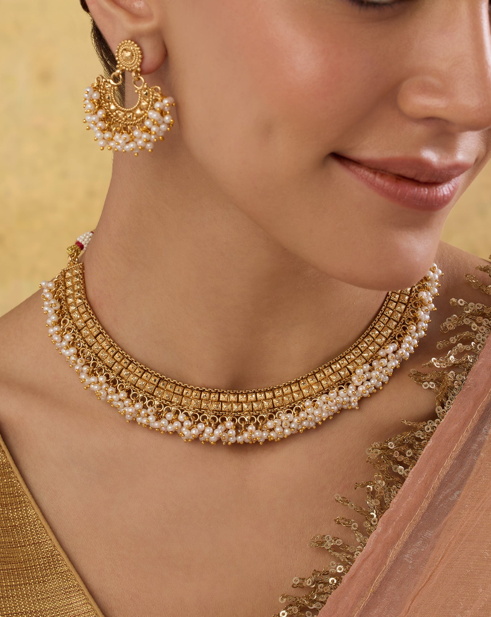 Gopami Temple Necklace Set