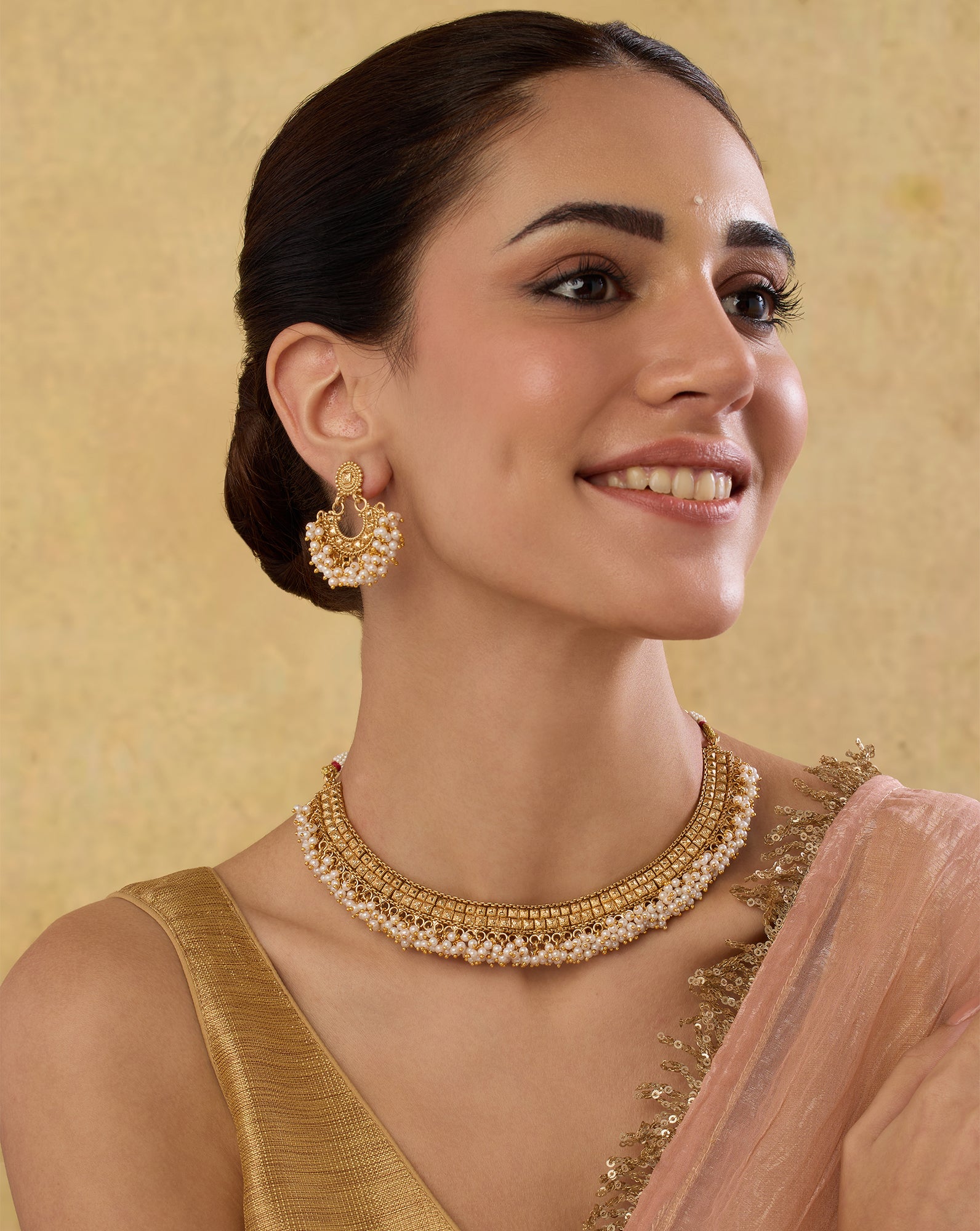 Gopami Temple Necklace Set