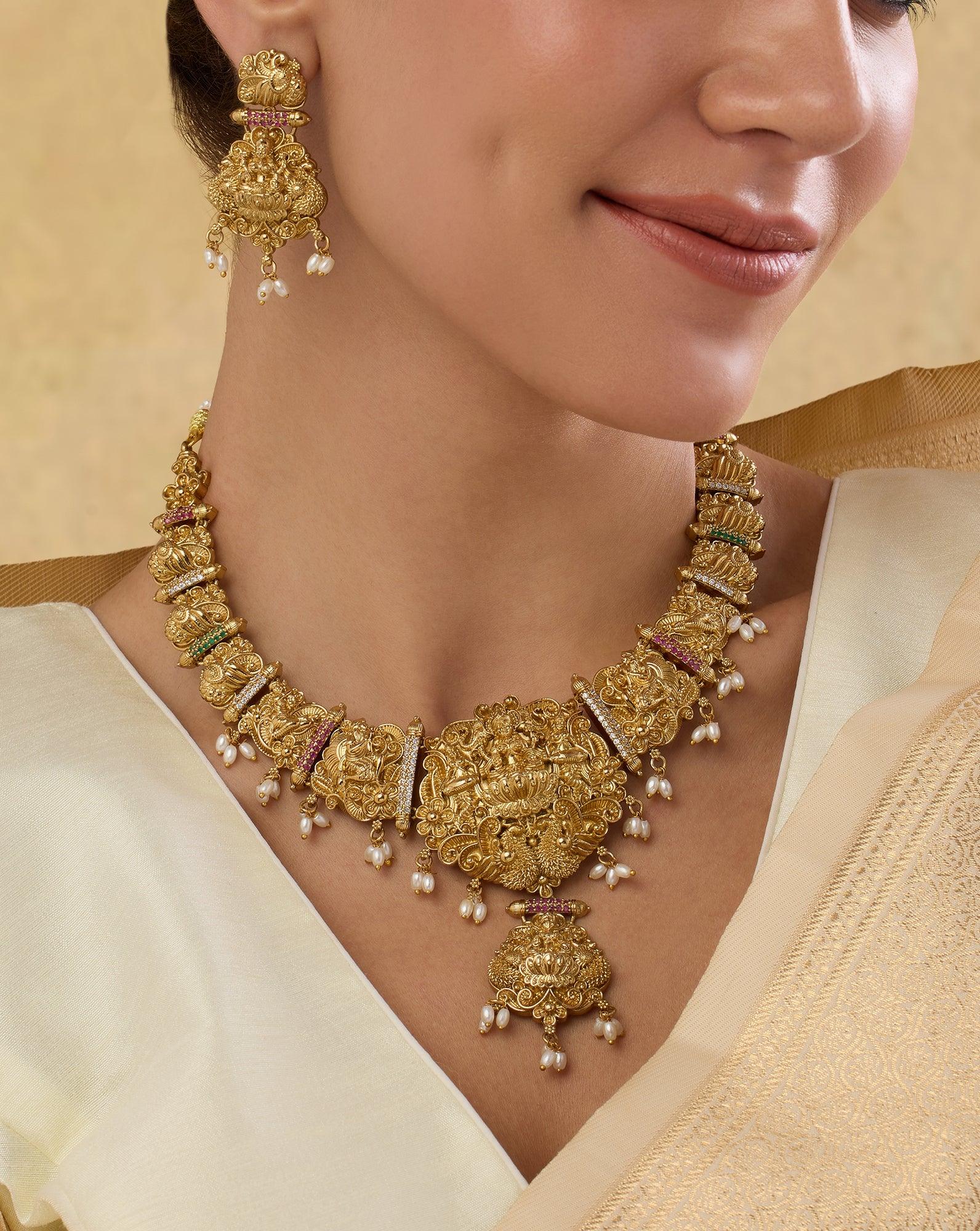 Kaaya Temple Necklace Set