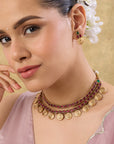 Aana Temple Necklace Set