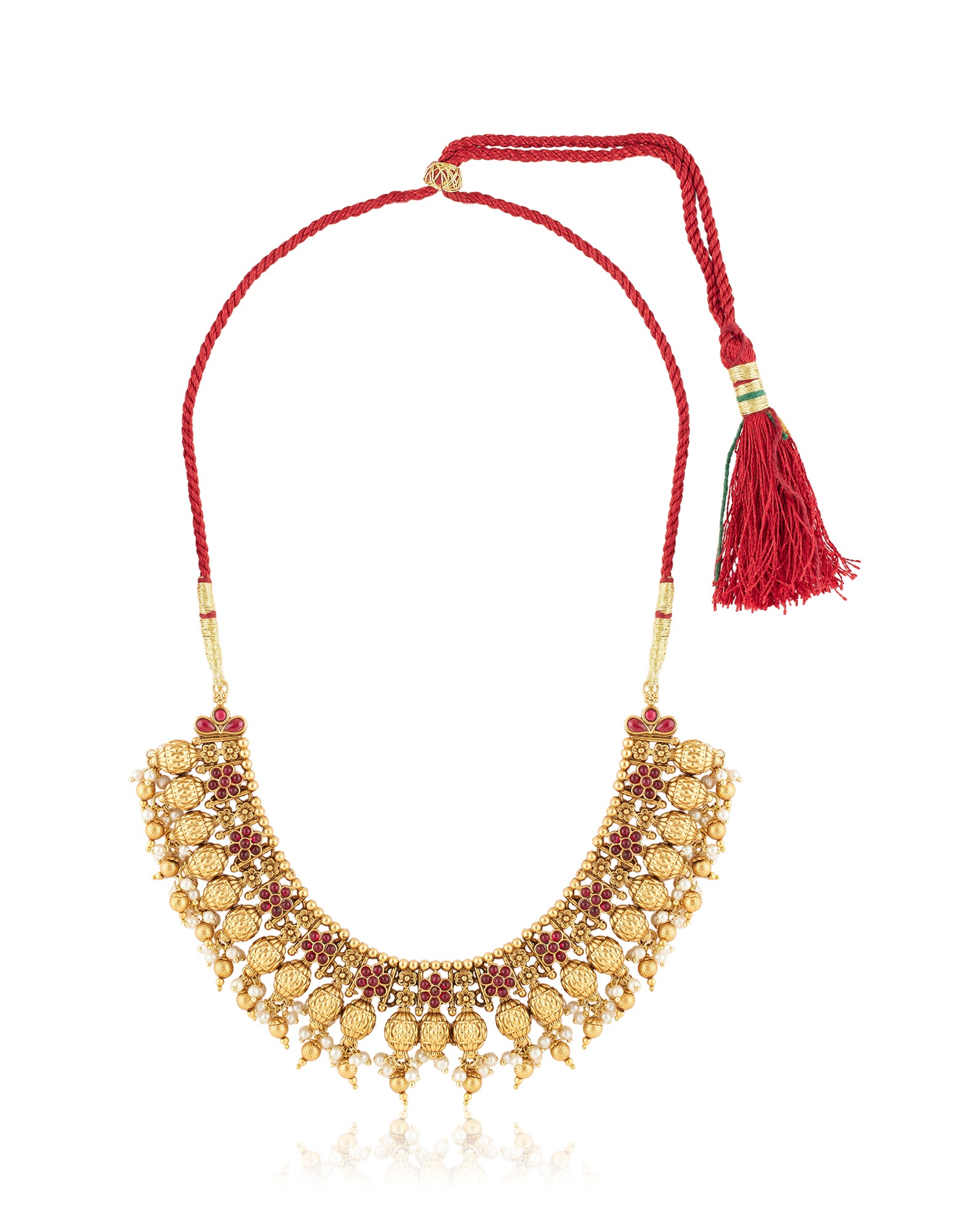 Mudra Temple Necklace Set