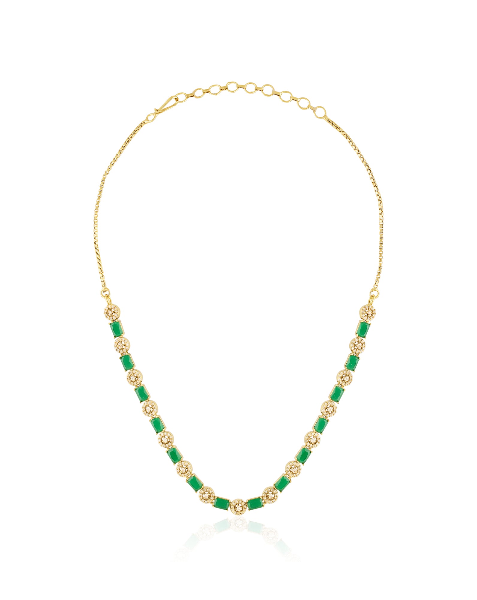 Aarvee Zircon Necklace Set