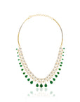 Yuvina Zircon Necklace Set