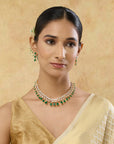 Yuvina Zircon Necklace Set
