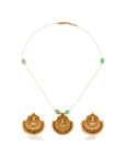 Pushpita Temple Necklace Set