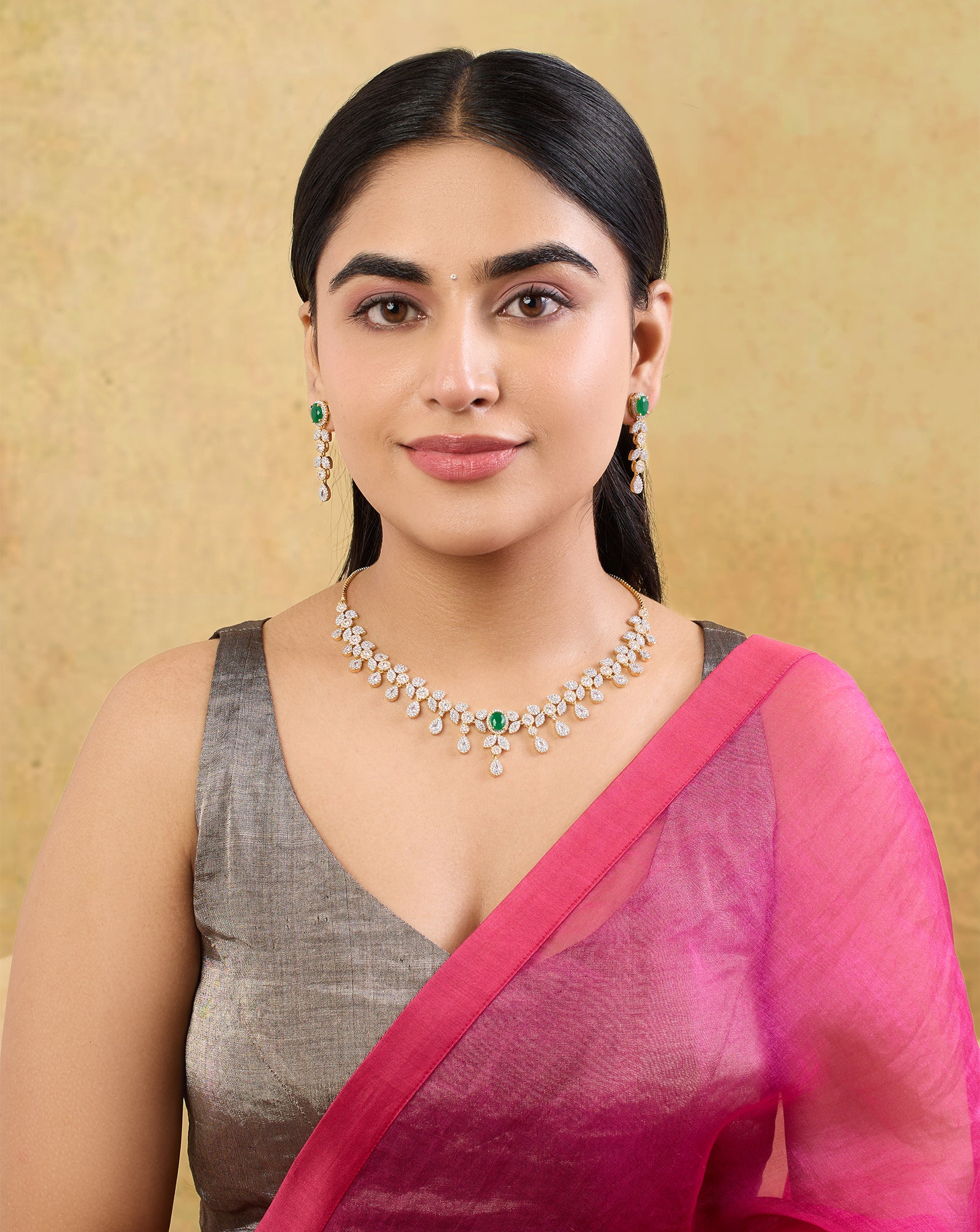 Ladan Zircon Necklace Set