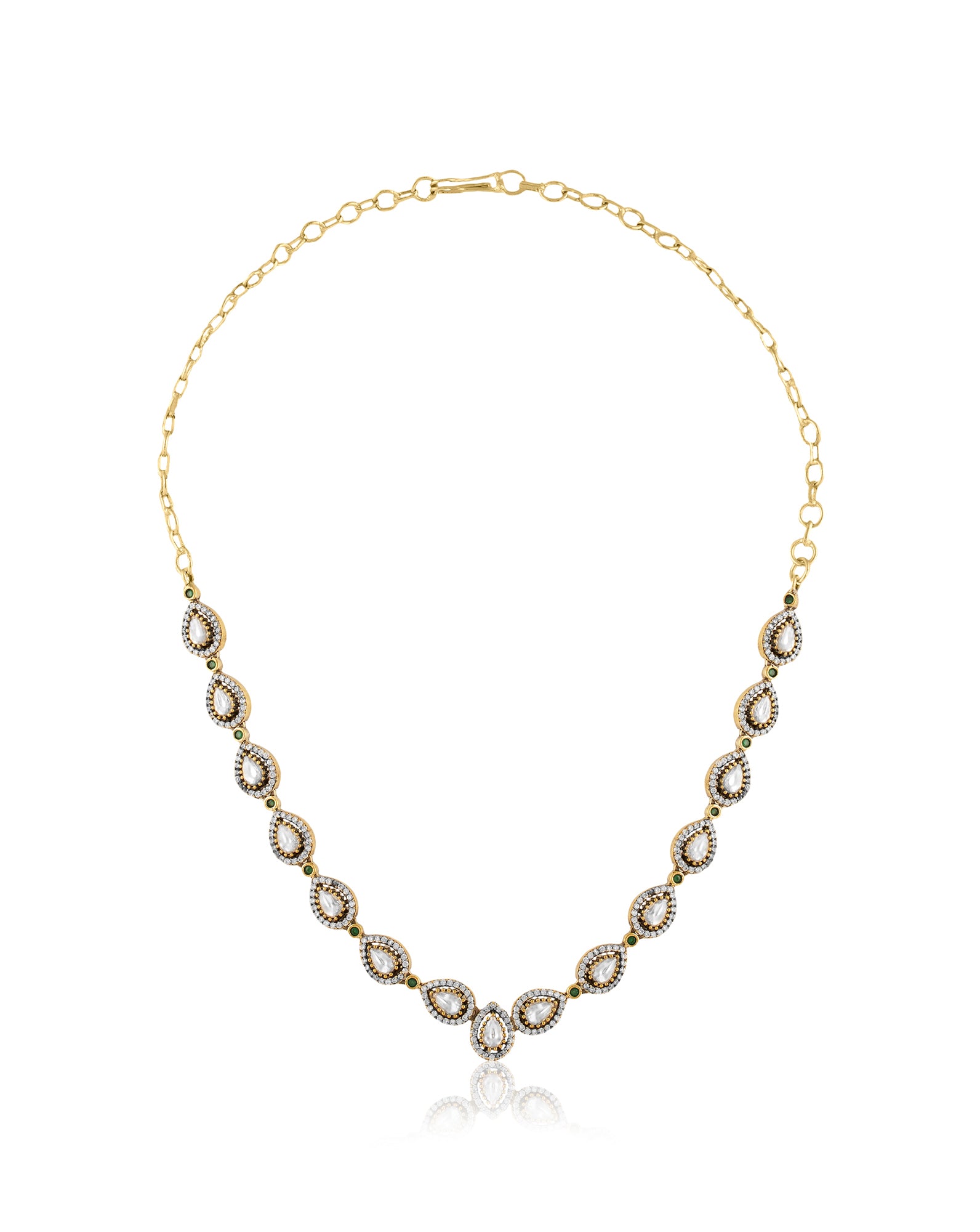 Phalini Kundan Polki Necklace Set