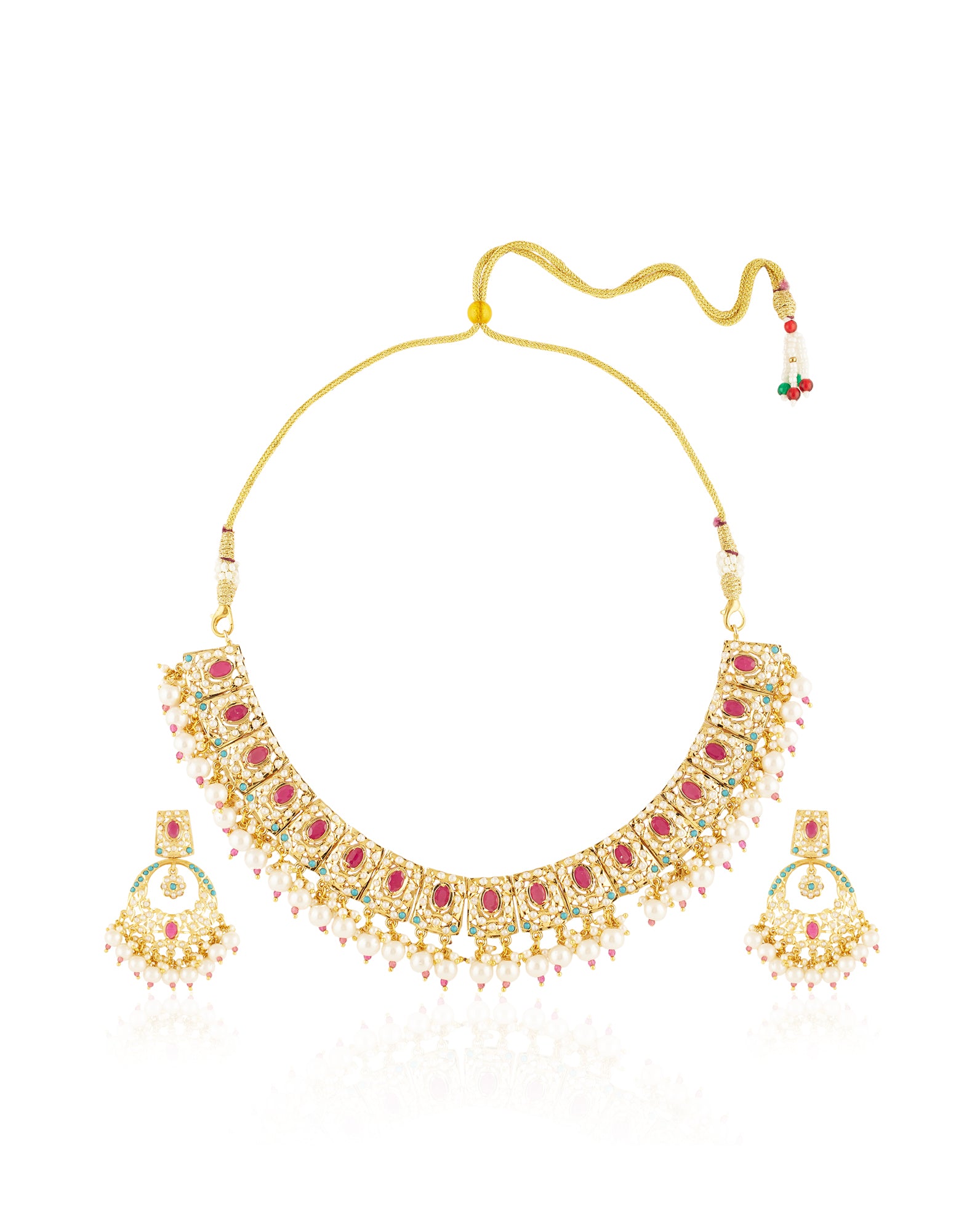 Shilpika Jadau Necklace Set