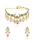 Jaliya Kundan Polki Necklace Set