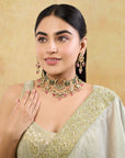 Jaliya Kundan Polki Necklace Set