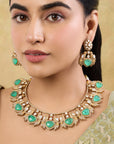 Tanzaa Kundan Polki Necklace Set