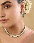 Zari Kundan Necklace Set