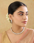 Zari Kundan Necklace Set
