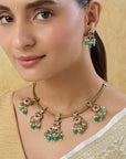 Badar Temple Necklace Set