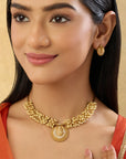 Tyaara Temple Necklace Set