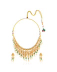 Aangan Temple Necklace Set