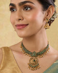 Ishvaara Temple Necklace Set