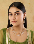 Khurshida Zircon Necklace Set