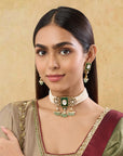Zythea Kundan Necklace Set