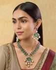 Vair Kundan Necklace Set
