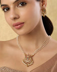 Venyara Temple Necklace Set