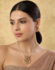 Venyara Temple Necklace Set