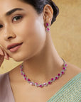 Ravisha Zircon Necklace Set