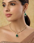 Neshvaya Zircon Necklace Set