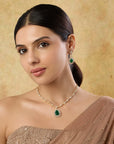 Neshvaya Zircon Necklace Set