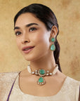 Melvisha Kundan Polki Necklace Set