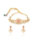 Trevika Jadau Necklace Set