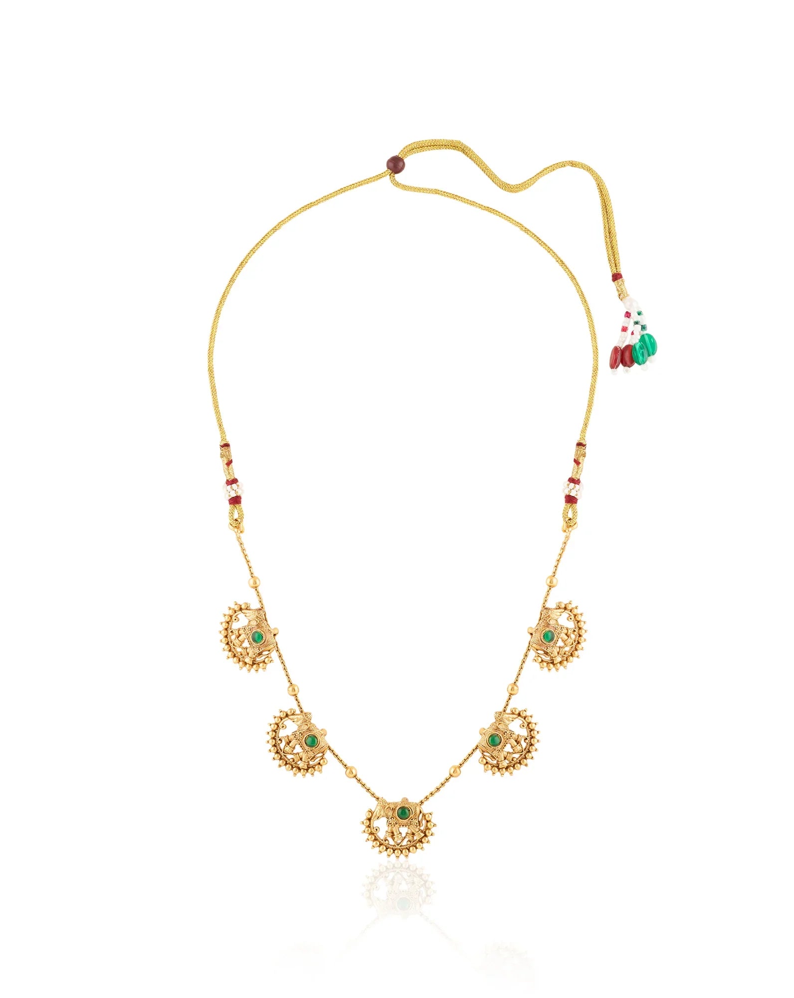 Dheeyam Temple Necklace Set