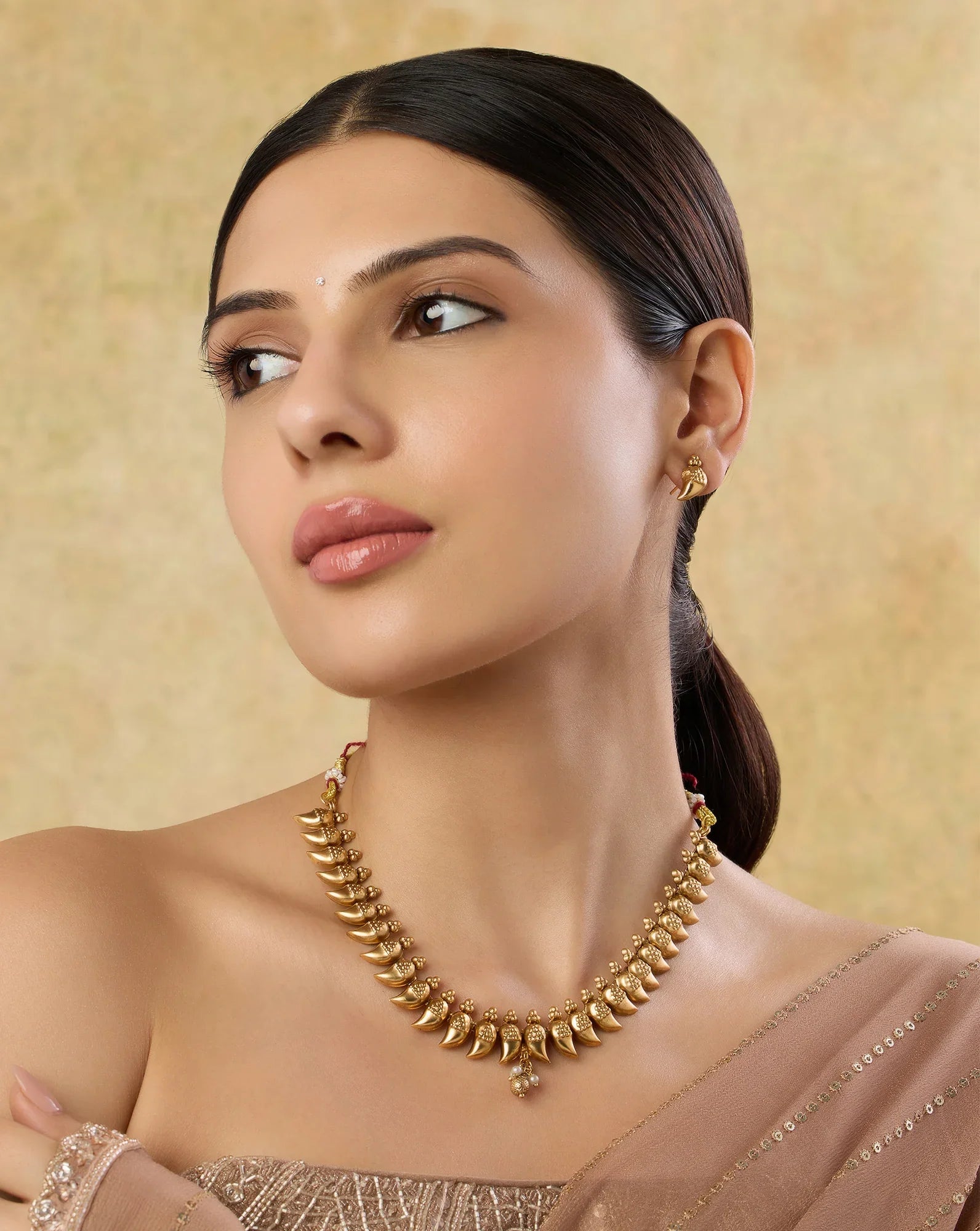 Amoham Temple Necklace Set