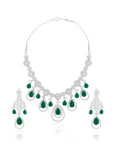 Mahvin Zircon Necklace Set