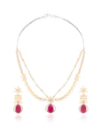 Zimal Zircon Necklace Set