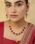 Ariba Zircon Necklace Set
