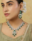 Aiza Zircon Necklace Set