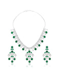 Aiza Zircon Necklace Set