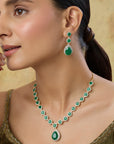Ishleena Zircon Necklace Set
