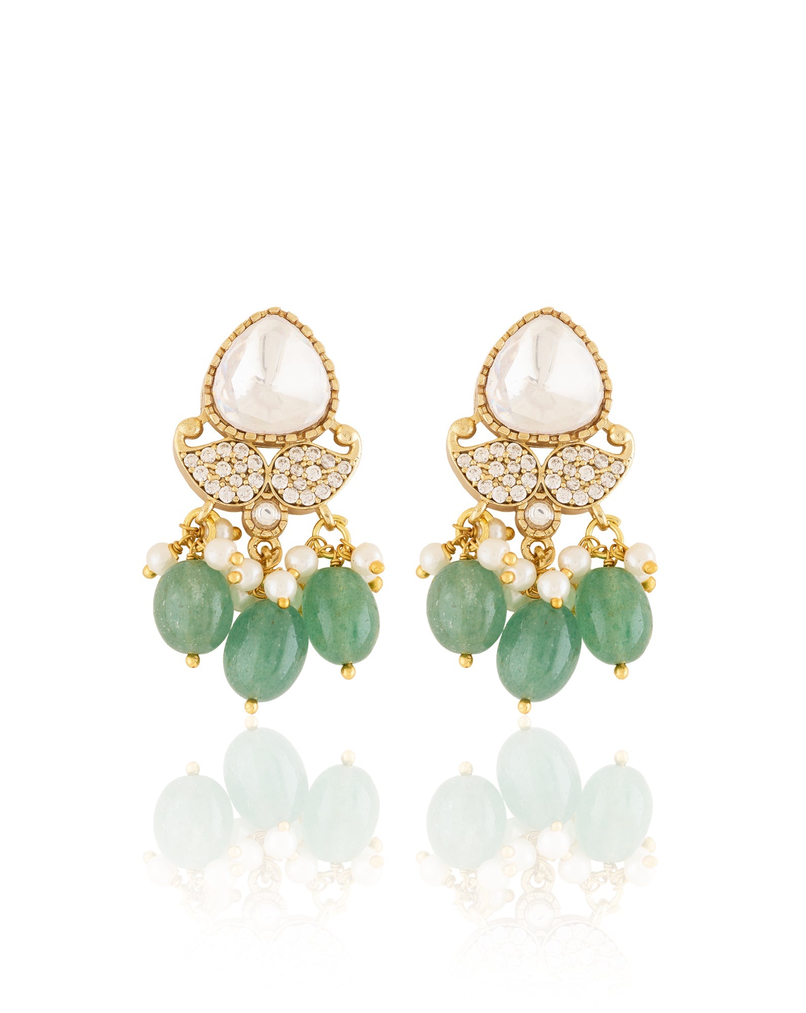 Kundan Gold Layered Necklace Set