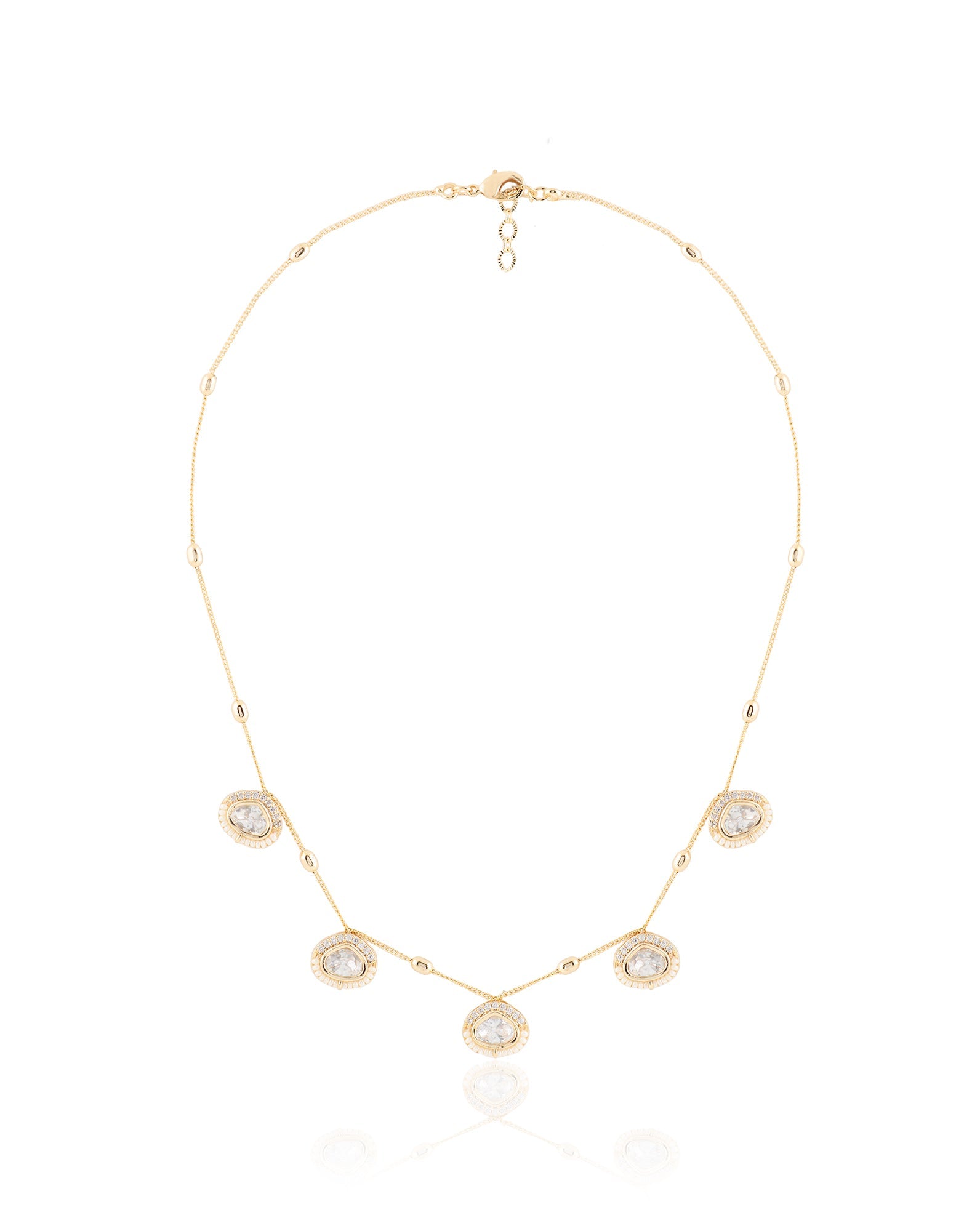Kundan Everyday Gold Short Necklace Set