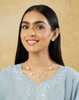 Kundan Everyday Gold Short Necklace Set
