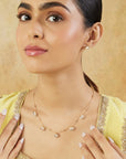 Kundan Charm Short Necklace Set