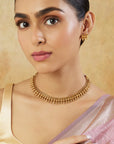 Temple Gold Statement Necklace Set