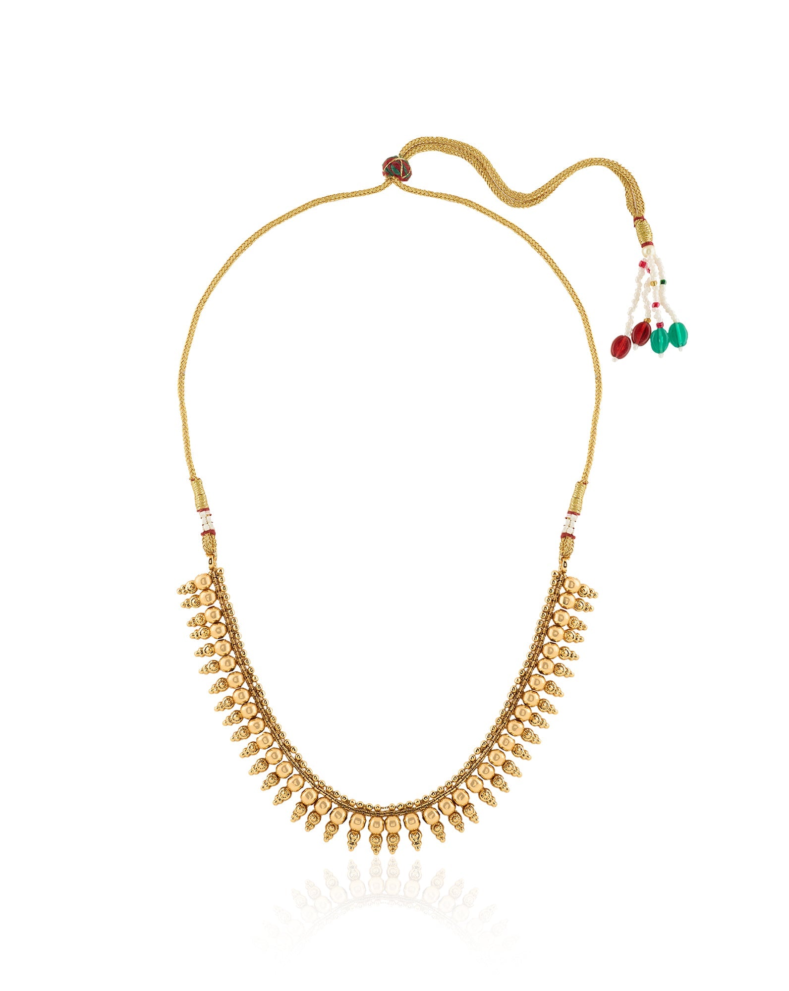 Temple Gold Statement Necklace Set