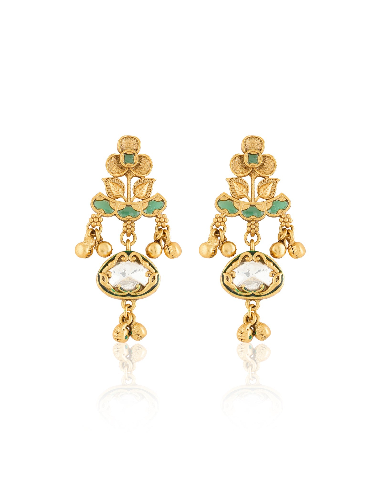 Mali Temple Gold Necklace Set
