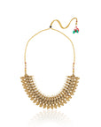 Pearl Temple Gold Necklace Set