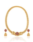 Elephant Temple Gold Necklace Set
