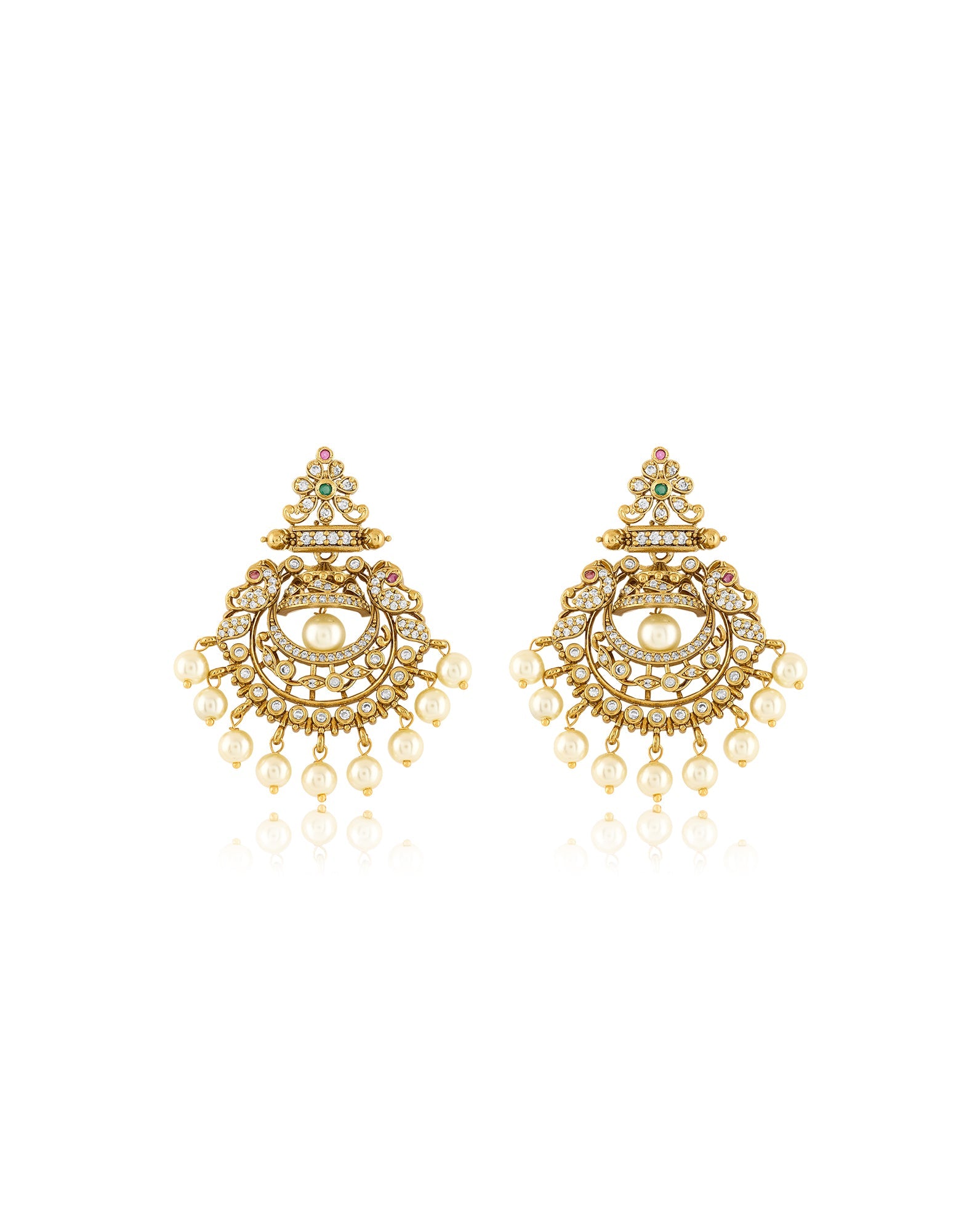 Statement Temple Gold Necklace Set