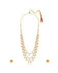 Layered Temple Gold Necklace Set